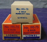 3 Variations Lionel 195-75 Separate Sale Light