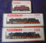 3 Boxed Fleischmann N Gauge Locomotives