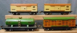4 Clean 800 Series Freight Cars