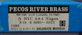 Pecos River Brass N Scale NYC S-1B Niagara