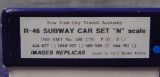 Image Replicas Brass N Scale NYCT R-46 Set