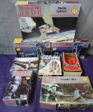 Lot of (7) Star Wars MPC Model Kits