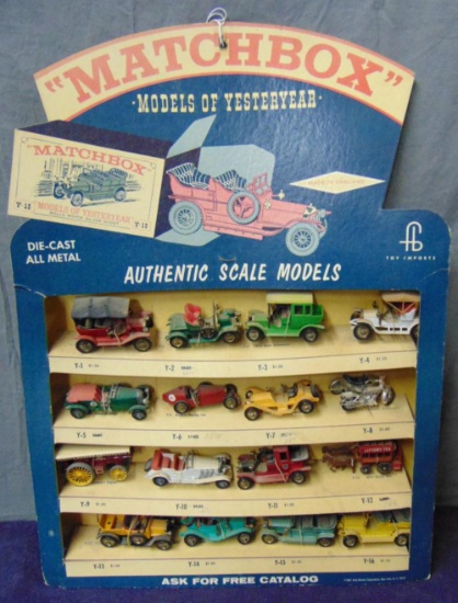 1967 Matchbox MOY Store Display