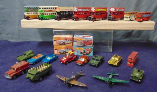 Assorted Matchbox Superfast and MOY Vehicles