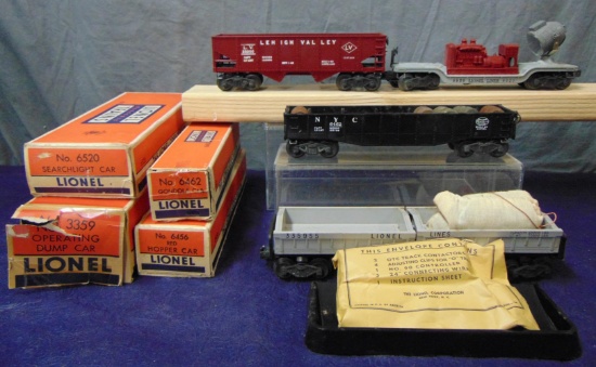 4 Boxed Lionel Freight Cars