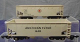 Scarce American Flyer White 632 & 640 Hoppers
