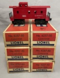 6 NMINT Boxed Lionel 6257-50 Cabooses