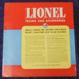 Unusual 1937 Large Lionel Dealer Brochure