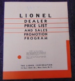 Fantastic 1932 Lionel Dealer Display Catalog