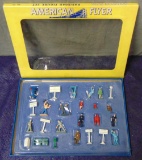 Scarce Boxed American Flyer 34 Figure Set