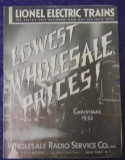 RARE 1932 Lionel Christmas Brochure