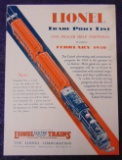 Rare 1930 Lionel Dealer Display & Price Catalog