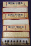 Britains #169 Italian Bersagliere. (9) Pieces.