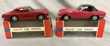 2 Boxed Bandai Tin GT Sports Cars