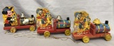 3 Black Label Fisher Price Disney Trains