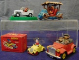 4 Unusual Diecast Character Vehicles