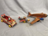 3 Fisher Price Toy Vehicles