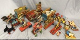 Large Lot Vintage Fisher Price Parts & Projects