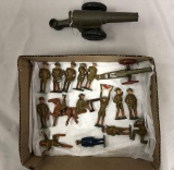 16Pc Grey Iron Military Lot, Plus