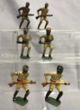 6 Grey Iron Ethiopian Soldiers