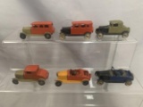 6 Assorted TootsieToy Vehicles