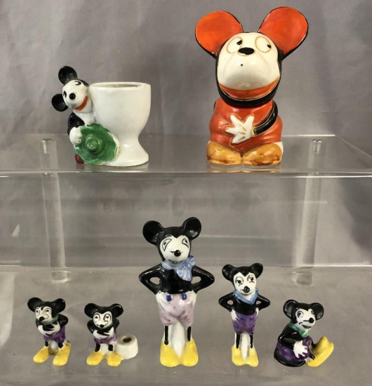 Early Japanese Disney Style Figurines