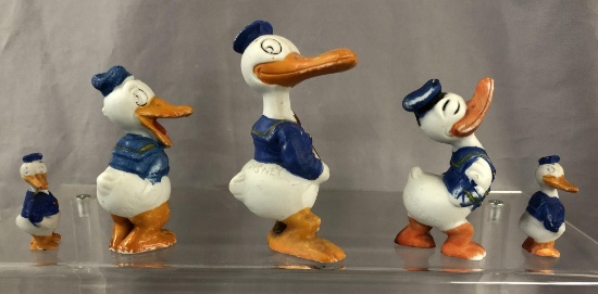 5 Japanese Bisque Disney Long-Bill Donald Ducks