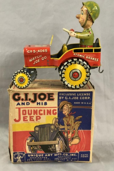 Nice Boxed GI Joe & the Jouncing Jeep