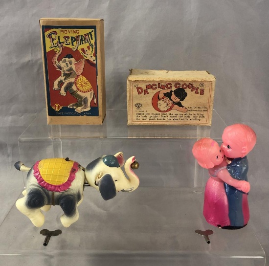 2 Boxed Japanese Celluloid Toys