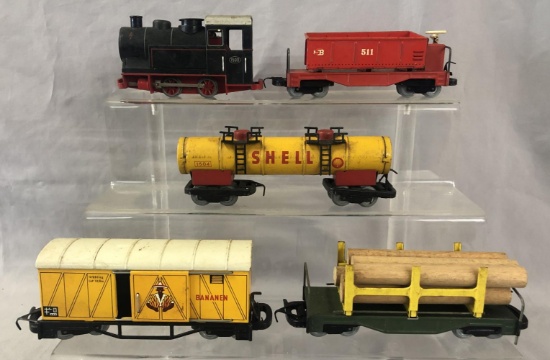 5Pc Biller Bahn Steam Freight Set