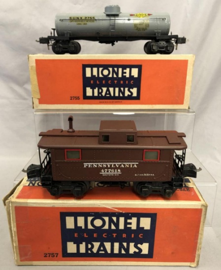 Nice Late Boxed Lionel 2755 & 2757 Freights