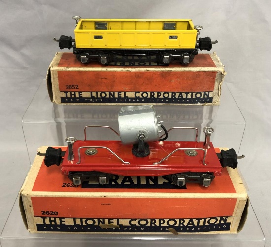 Nice 1938 Boxed Lionel 2620 & 2652 Freights