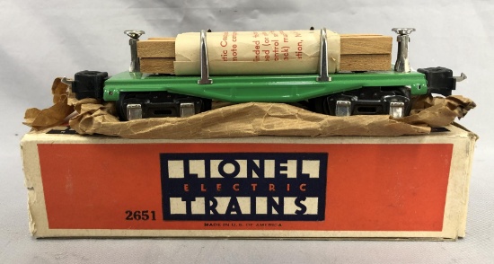 NMINT Boxed 1938 Lionel 2651 Lumber Car