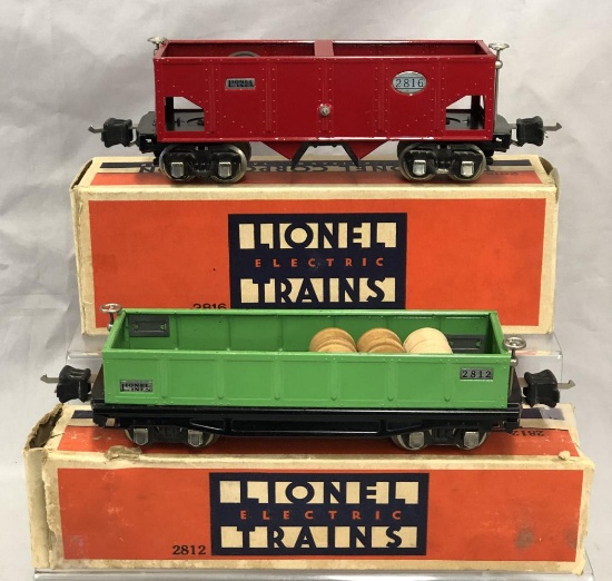 Clean Boxed Lionel 2816 & 2812 Freights