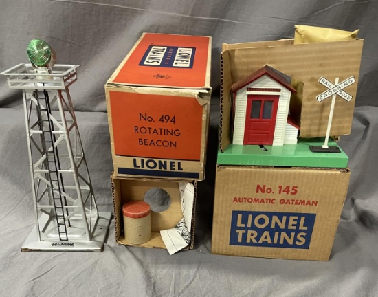 NMINT Boxed Lionel 494 & 145 Accessories