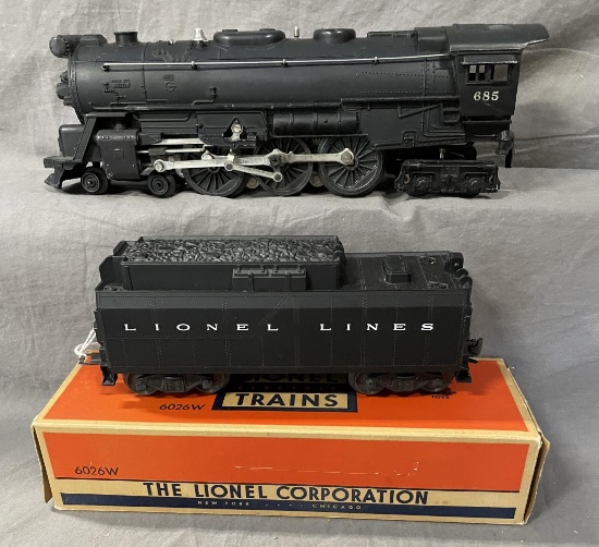 Clean Lionel 665 steam Locomotive