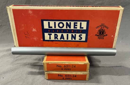 3 Boxed Lionel Dealer Pack 6511-24 Pipes
