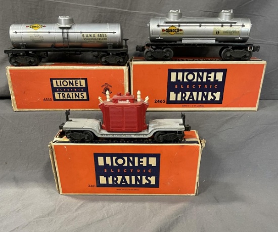 3 Boxed Early Freight Cars