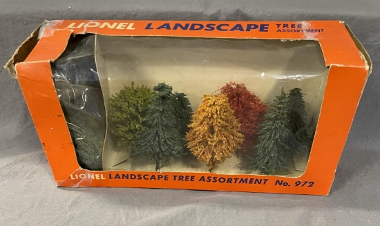 Scarce Boxed Lionel 972 Landscaped Trees