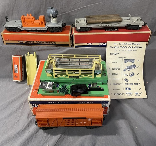 3 Boxed Lionel Freight Cars