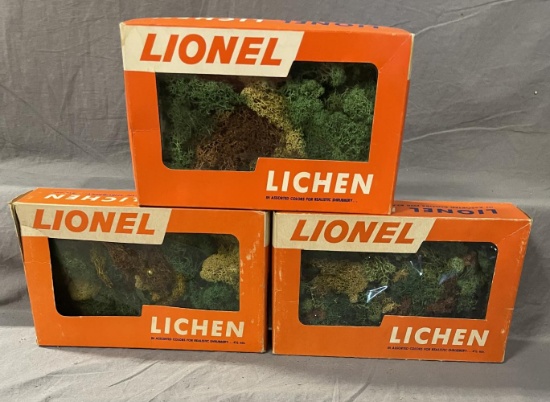 3 Box Variations Lionel 971 Lichen