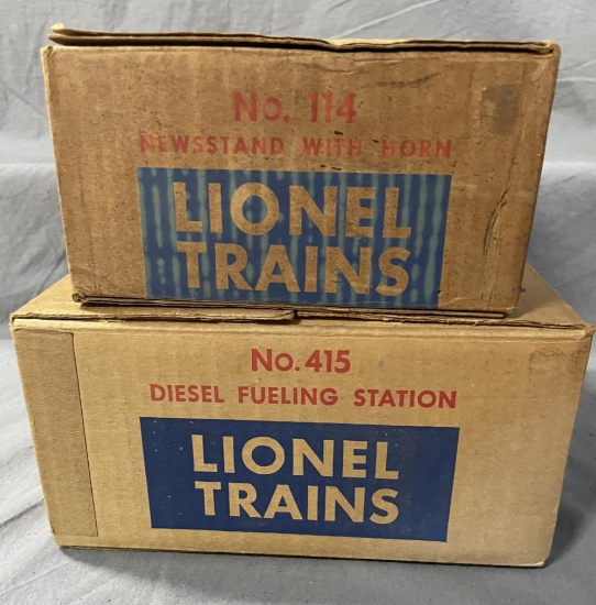 Boxed Lionel 415 & 114 Accessories