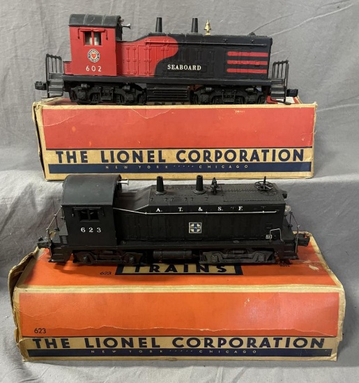 Boxed Lionel 623 & 602 NW2 Diesels