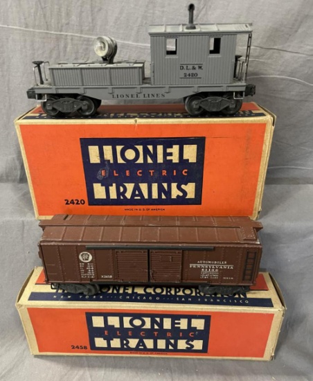 Boxed Lionel 2420 & 2458 Freights