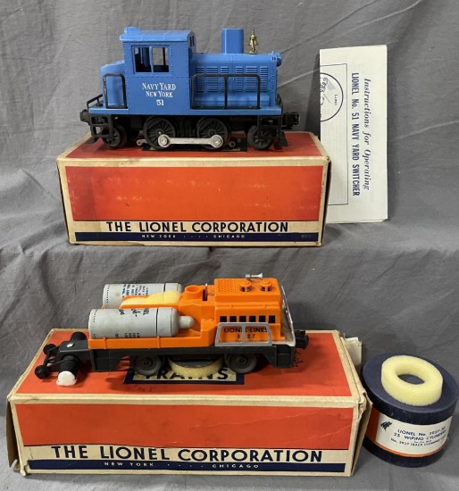 Boxed Lionel 51 & 3927 Motorized Units