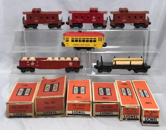 6 Boxed Lionel Trains
