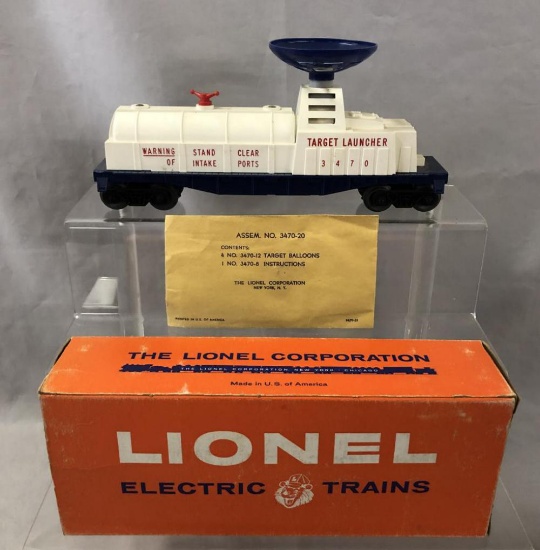 MINT Boxed Lionel 3470 Target Launcher