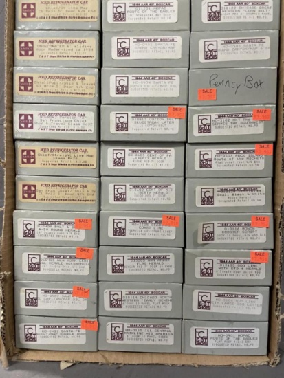 30 Boxed C&BT HO Freight Car Kits
