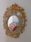 Framed Oval Mirror 18