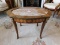 French Style Brass & Fruitwood Coffee Table